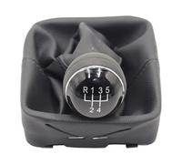 FAHBSTR Car Gear Shift Knob with Gaitor Boot Cover Stick for VW for Polo 9N 9N2 2002-2009 5 Speed Car Shift knob(Type 6)