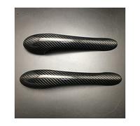 FAHBSTR Car Inner Handle for Maserati GranTurismo S MC GT GTS Coupe 2 Doors 2008-2017 Carbon Fiber Door Handle Cover Car Side Body Trim