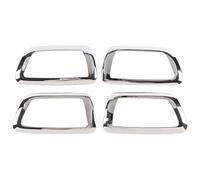 FAHBSTR Car Interior Door Handle for T&oyota for Tacoma 2016 2017 2018 2019 2020 2021 2022 Car Interior Door Handle Frame Cover Trim Decoration Stickers(Silver)