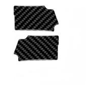 FAHBSTR Decoration Cover Trim For Mustang 2015-2020 Carbon Fiber Car Door Handle Bowl Cover Protective Trim(Black)