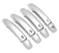 FAHBSTR Exhaust Tailpipe UJNHEQ for Q3 Q5 A4 B8 09-15 Accessories Car Exterior Chrome Refit Carbon Door Handle Cover Trim Garnish Sticker Anti Scratch Auto Parts(Style2)