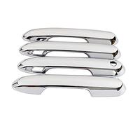 FAHBSTR Exterior Door Handle Cover for Rav 4 for Rav4 5 Gen 2019-2021 Carbon Fiber Color Door Handle Cover ABS Decoration Protector Chrome Trim with 2 Smart Set(A)