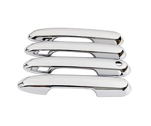 FAHBSTR Exterior Door Handle Cover for Rav 4 for Rav4 5 Gen 2019-2021 Carbon Fiber Color Door Handle Cover ABS Decoration Protector Chrome Trim with 2 Smart Set(A)