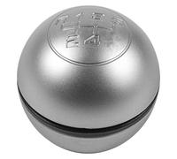 FAHBSTR for A&lfa for Romeo for Giulietta 2010-2015 5/6 Speed Manual Gear Shift Knob Lever Shifter Stick Handball Cover Ball Car Shift knob(5 Speed Silver)