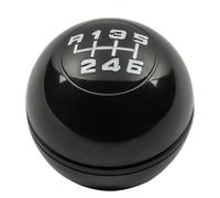 FAHBSTR for A&lfa for Romeo for Giulietta 2010-2018 5/6 Speed Chrome Black Car Gear Shift Knob Shifter Lever Car Shift knob(6 Speed Black)