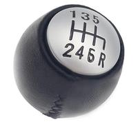 FAHBSTR for A&lfa for Romeo GT 147 166 3.2 V6 5/6 Speed PU Leather Manual Gear Shift Knob Lever Shifter Handball Round Car Shift knob