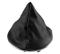 FAHBSTR for Fiat 500 500C 2007-2018 5/6 Speed Gear Shift Knob Leather Gaiter Boot Cover Case Glossy Cap Gear Shift Knob Head Car Shift knob(Case Only)