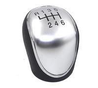 FAHBSTR for Hyundai for Ix35 2009-2015 Manual Gear Shift Knob Leather Gaiter Boot Cover Lever Gear Stick Knob Car Shift knob(Gear knob Silver)