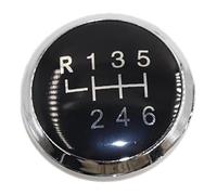 FAHBSTR Gear Shift Knob Badge Emblem Stick Shifter Handball for VW for Transporter T5 T5.1 Gp 2003-2011 5/6 Speed Car Shift knob(6 Speed Black)