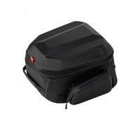 FAHBSTR Motorbike Saddle Bag Black Motorccycle Bag Helmet Rear Seat Tail Pack 42-54L Multifunctional Waterproof Riding Gears Package with Rain Cover