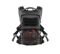 FAHBSTR Motorbike Saddle Bag Motorcycle Backpack 10L with Rain Cover Multi Functional Cycling Expansion Phone Camera Bag