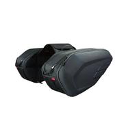 FAHBSTR Motorbike Saddle Bag Motorcycle Saddlebag Luggage Suitcase Around The Back Seat Bag with Waterproof Cover