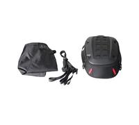 FAHBSTR Motorbike Saddle Bag Tail Bag TPU Waterproof 8-14L Expansion Reflection Hard Anti-Vibration Lining EVA Top Cover Back Seat Package Motorcycle Travel