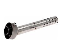 FAHBSTR Motorcycle Exhaust Muffler For Universal 48mm Motorcycle Angled Exhaust Insert Baffle End Can DB Killer Silencer Muffler Elbow 175mm(A)