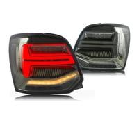 FAHBSTR Side Marker Indicator Light For VW For Polo 2011-2017 Car LED Lights Part Sequential Turn Signal Lamp Rear Taillights Assembly 2 PCS(Smoke)
