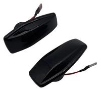 FAHBSTR Turn Signal Indicator For Hyundai For Coupe For Elantra For Getz Wing Mirror Car LED Sequential Blinker Dynamic Turn Signal Side Marker Light(Smoked Black)