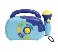 FAHD Traders Kids Sing-Along Boombox | Music Player with Microphone, Flashing Lights & Built-In Songs | Interactive Musical Toy for Children | Portable Kids Karaoke Machine