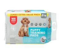 FAHD Traders Ultra Absorbent Quilted Puppy Training Pads - 100 Pack | Leak-Proof, 5-Layer Protection | 60x60cm Dog Pee Pads with Moisture Lock & Indicator Technology | Ideal for Puppy Potty Training