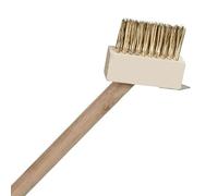 FAHD Traders Weed Brush with Long Handle, 120cm, Wire Bristles, Blade Scraper, Patio/Driveway Cleaner