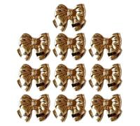 [FAHIA] 10/5PCS Eye Catch Alloy Butterfly Knot Decoration for Metal Butterfly Party and Daily Wear Metal Decoration, 新しい弓2, As described, No Gemstone