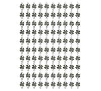 [FAHIA] 100 Multi Fantion Jewelry Pendants Find Four Leaf Clover Shape Gemstone Alloy Texture Jewelry Charm Necklace Charm