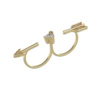 [FAHIA] Adjustable Open Arrow Heart Personalized Cupid for Women - Arrow Wedding Promise Ring Knuckle Finger Love Heart Ring Heart Ring for Women