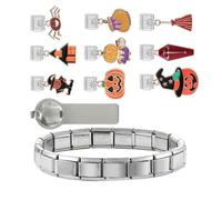 [FAHIA] Band Link Tool Link Connector Band Attachment Stainless Steel Texture Italian Charm