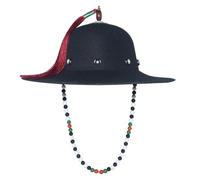 [FAHIA] Chinese Costume Hat Traditional Celebration Hat History Buff and Comfortable Fashionable Hat for Costume Party