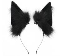 [FAHIA] Halloween Maid Hair Harp Roll Play Dress Up Hairband Costume Accessories Cosplay Headpiece Dog Ear Headband