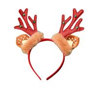 [FAHIA] Reindeer Antlers Head Hoop Celebration Hair Ornaments Universal Styling Tool Photo Props for Kids Adults