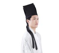 [FAHIA] Singing Dynasty Han is an ancient scholarship oriental hat for various occasions and props for culture festival