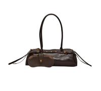 [FAHIA] Under the arm Hobo handbag chasing the wallet and zipper closure for zipper closure and zipper closure, coffee