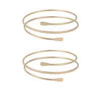 [FAHIA] Upper Arm Chain Cuff Teen Arm Bangle Bracelet for Women Girls Women Flexible Beach Jewelry Bling Leaves