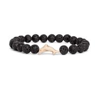 Fahlo Dolphin Tracking Bracelet, FIU Marine Conservation, One Size, One Size, Lava Stone, dolphin charm