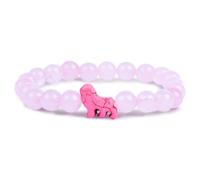 Fahlo Lion Tracking Bracelet - Track a Real Lion’s Journey - Supports Wildlife Conservation - Elastic, One Size Fits Most - on Interactive Mobile App Map - Unisex Conservation Gift, One Size, Stone