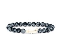 Fahlo Whale Tracking Bracelet, Track a Real whale's Journey, Supports Wildlife Conservation, Elastic One Size Fits Most, Interactive Mobile App Map, Unisex Animal Gift, Ocelli Stone
