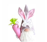FAHOI Easter Bunny Gonk Ornament, Easter Rabbit Plush Gnome Handmade Gonks Dolls Mini Faceless Tomte Dwarf Elf Home Decoration for Easter Gifts (A)