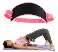 FAHOI Hip Thrust Pad, Booty Belt For Hip Thrust, Non-Slip Dumbbell Hip Thrust Belt, Hip Thrust Band For Dumbbells, Home Use Hip Thrust Exercise for Womens Mens (Pink)