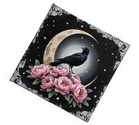 Fahoujs 1. Tarot Cloth 50x50/60x60/75x75cm Protective Washable with Embroidery for Readings Tarots Reading Cloth