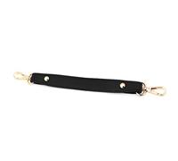 Fahoujs 10.62 Inches Purses Straps Soft Smooth PU Leather Purse Handles Replacement With Metal Buckles Purse Making Supplies Handles Replacement Black Red