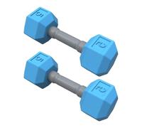 Fahoujs 2 Pcs Silicone Infant Dumbbell Toy Boosting Muscle Development and Color Learning Miniature Dumbbell