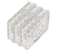 Fahoujs 24 Slot Oocyte Planner with Hidden Carry Handle Stackable Plan for Easy Transport Camping Outdoor Meal Adventures Recyclable Box