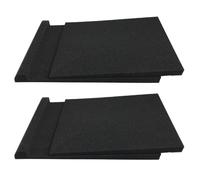 Fahoujs 2Pcs Multifunctional Shock Absorbing Foam Pad with Application for Various Electronic Devices Desktop Speakers Pad