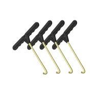 Fahoujs 4Pcs Trampoline Hook Spring Puller Tent Peg Extractor Wrench Pulling Tool Trampoline Assembly Install Tool Enduring Tension Spring Installer