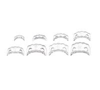 Fahoujs 8 Pack Multifuntional Rings Size Adapters Soft Silicone Inserts Assorted Sizes Rings Adjusters for Various Rings Types