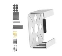 Fahoujs Advanced Mild Steel Computer Tiny/Mount Standard Assist Wall Desk Under Table Installation Strengthened Refrigerating Against Scratch Plan Mild Steel Computer Tiny Bracket
