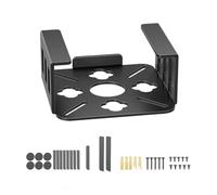 Fahoujs Advanced Mild Steel Computer Tiny/Mount Standard Assist Wall Desk Under Table Installation Strengthened Refrigerating Against Scratch Plan Mild Steel Computer Tiny Bracket
