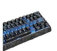 Fahoujs Anti-Fading High Compatibility 19-Key Foggy Transparency Keycaps Set Mechanical Keyboards Transparency Keycaps