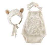Fahoujs Baby Photoshoots Props Lovely Outfit Headwear And Costume Set Photo Posing Props Newborn Photography Props Photo Suit Infant Photo Costume
