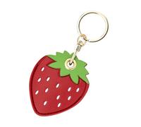 Fahoujs Cartoon Pattern Protector Cover Scratchproof Leather Shell for Tracking Device Protective Skin Case with Keychain PU Card Sleeve